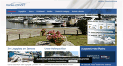 Desktop Screenshot of marina-zernsee.de